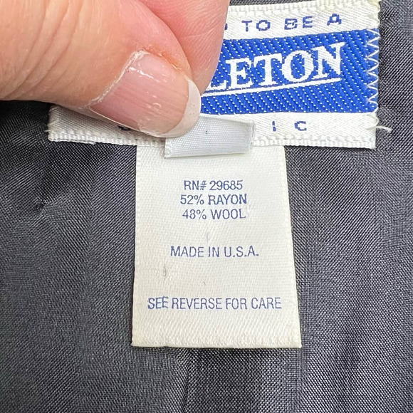 Pendleton Classic Blazer Houndstooth Wool Women’s Size 6 Vintage 70's - Picture 5 of 9